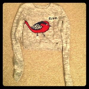 Cropped A&F sweater