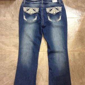 Love Nation embellished bootcut jeans