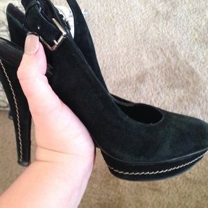SOLD! BCBG Suede Pumps