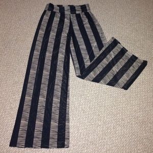 NWOT Fun striped palazzo pants