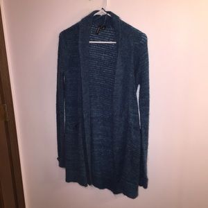 blue sweater