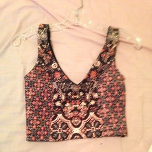 Patterned bralette
