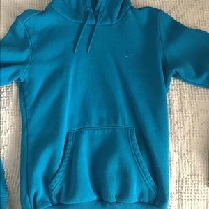 Blue NIKE hoodie sweatshirt
