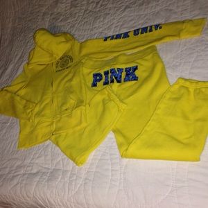 Pink by VS Yellow "My favorite Sweats"