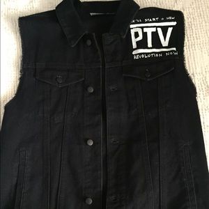 Mens PTV denim vest - ON HOLD