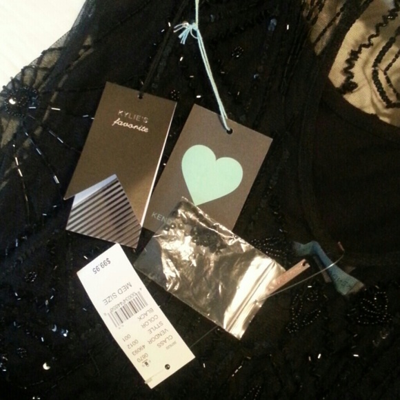 SOLD 💎 Beaded Low-back Holiday Dress - Picture 2 of 4