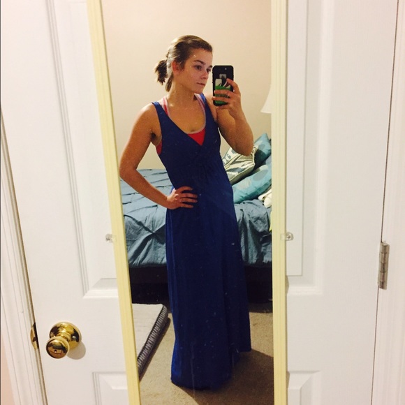 Blue maxi dress