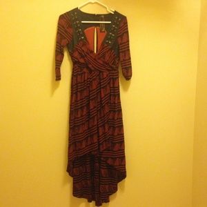 Freepeople New Romanctics high low maxi sz XS