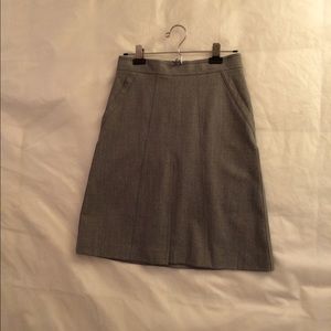 Theory grey skirt