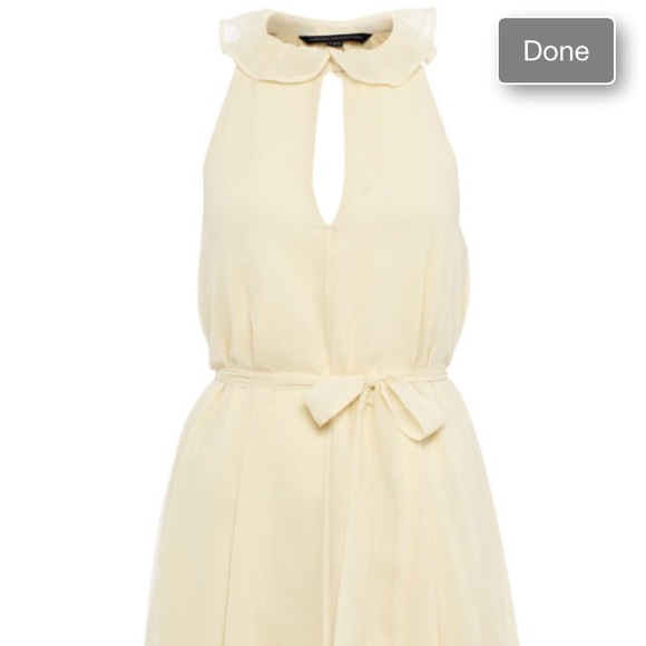 French connection Vanilla Collar Belted dress. Sz4