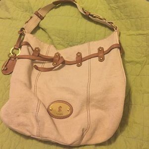 Fossil bucket bag