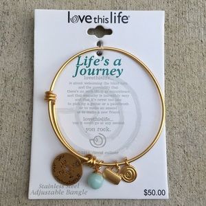 NWT Life's A Journey Bangle