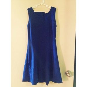 Cobalt blue skater dress