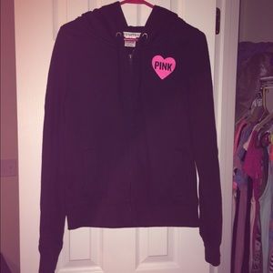 Black and Pink VS zip up Jacket!