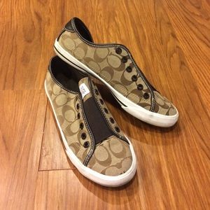 Authentic Coach signature Low-top Sneakers Sz 7.5