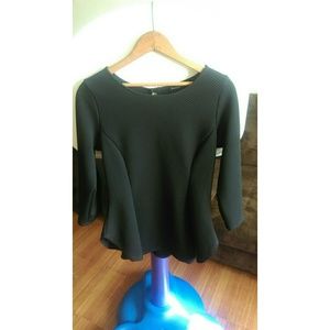 NWOT Peplum Top