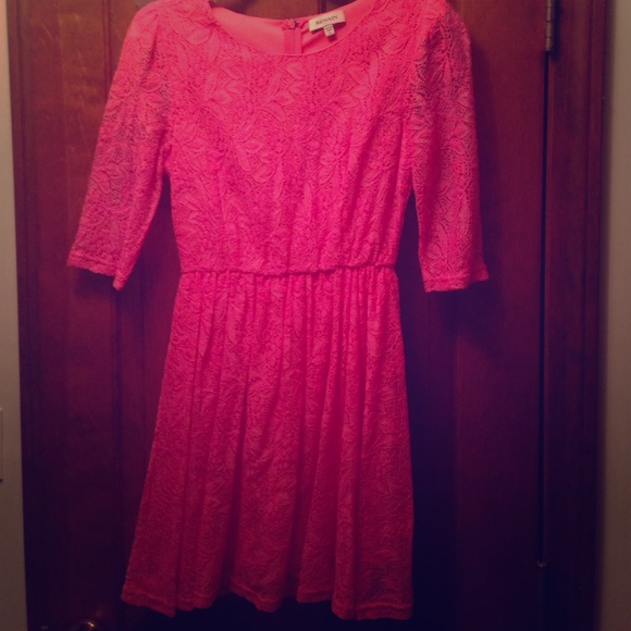 Pink Lace Dress