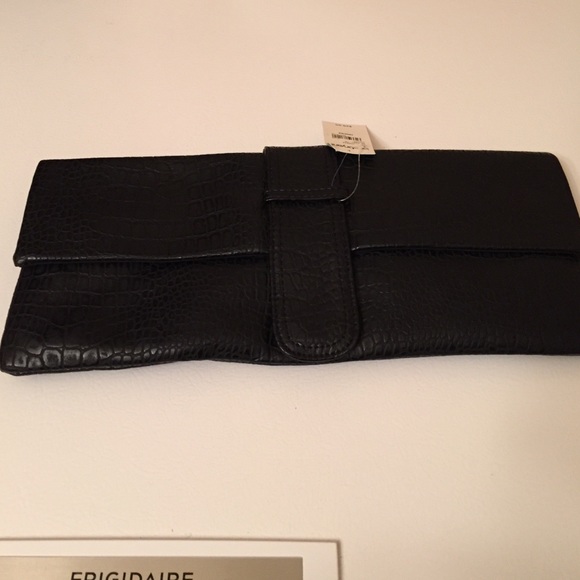 Black crocodile material.