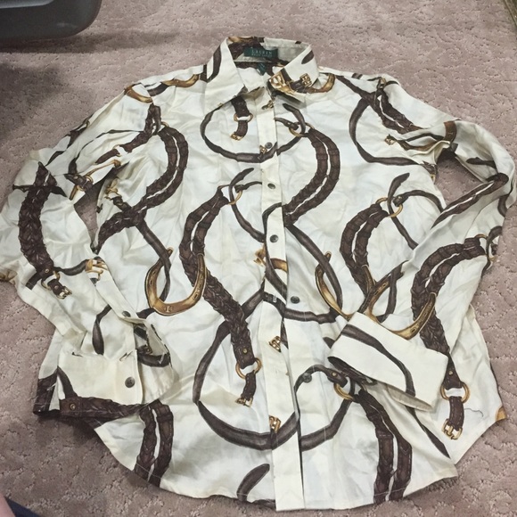 Lauren by Ralph Lauren western cowboy button down