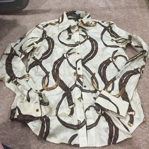 Lauren by Ralph Lauren western cowboy button down