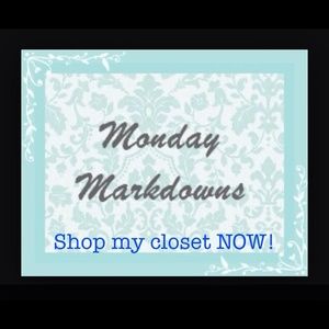 Everything in my closet has been MARKED DOWN! 🎉