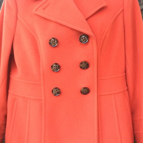New Double Breasted Peacoat W/Brown CalicoButtons - Picture 2 of 4