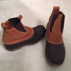 LL Bean slip on duck boots