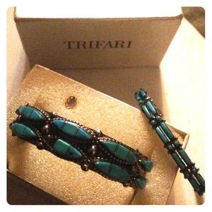 🚫SOLD🚫Turquiose Sterling Silver Bracelets