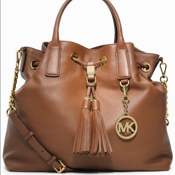 michael kors camden large drawstring satchel