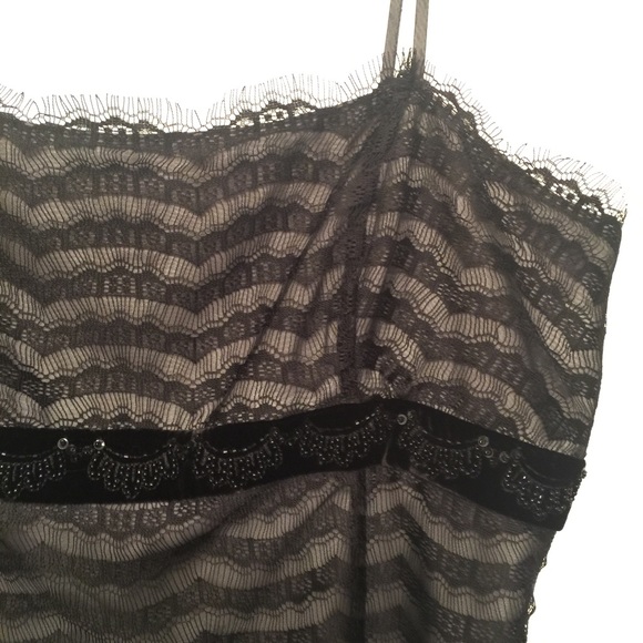 Great lace top with beading details