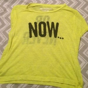 Areo Bethany mota highlight shirt: now or never