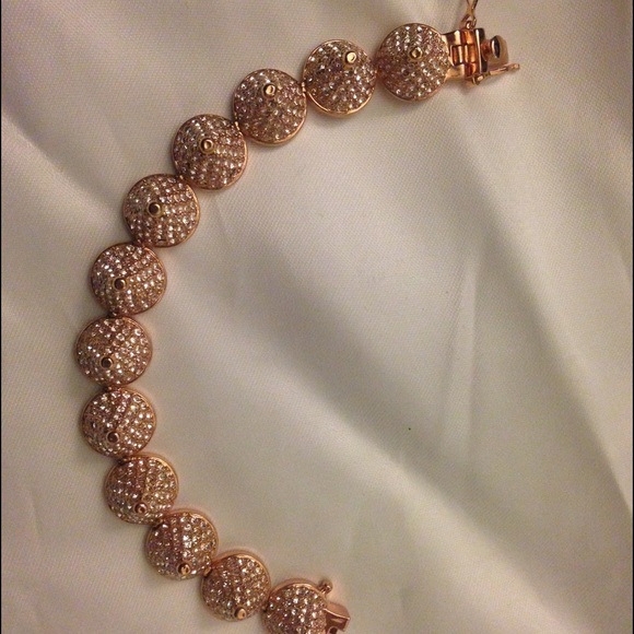 Eddie Borgo Rose Gold Pave Cone Bracelet - Picture 2 of 4
