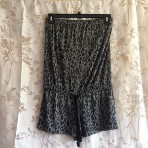 Juicy Couture leopard print romper