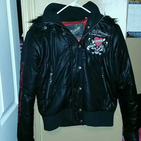 Authentic ed hardy women's jacket