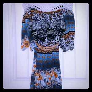Bohemian boutique dress