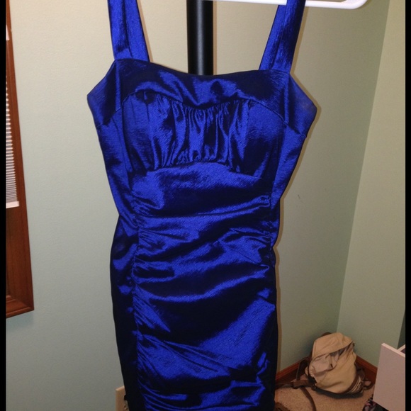 Navy blue homecoming dress!