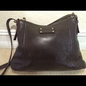 Gently used Kate Spade brown cross body purse