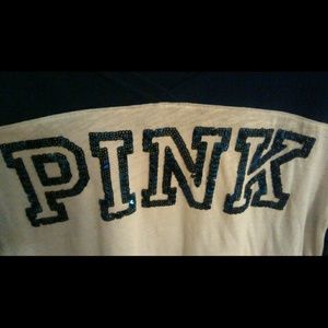 PINK VS long sleeve BLING top