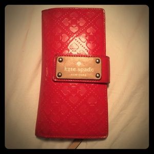 Red/Orange Kate Spade Wallet