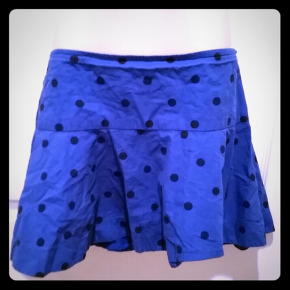Gilly hicks blue polka dot dress
