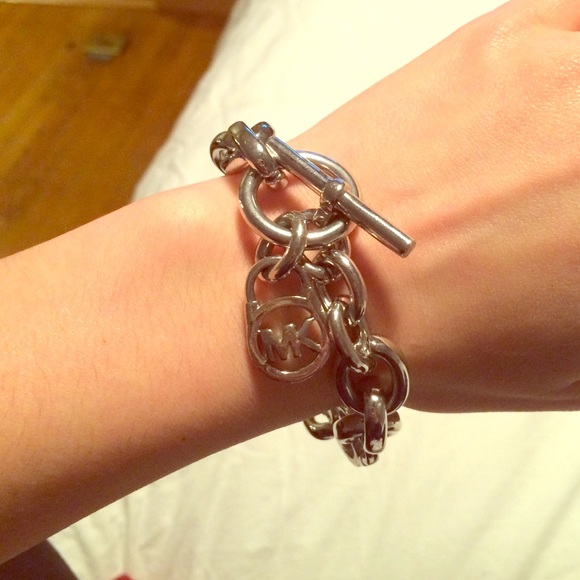 Michael Kors 'Toggle' Silver Bracelet