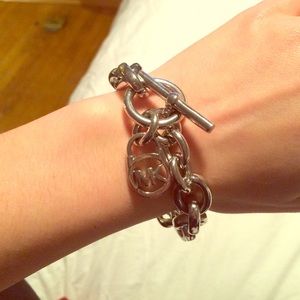 Michael Kors 'Toggle' Silver Bracelet
