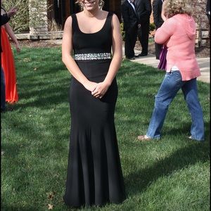 black dress