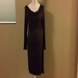 Classic burgundy dress