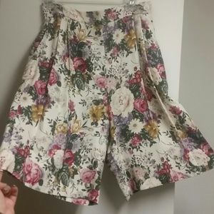 **Vintage Floral HighWaist Shorts**