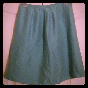Blue Pencil Skirt