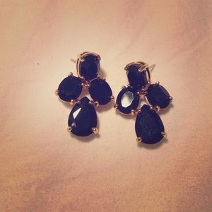 Kate Spade Black & Gold Earrings