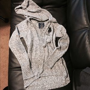 Polo knit hoody