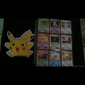 Pokemon cards and sticker