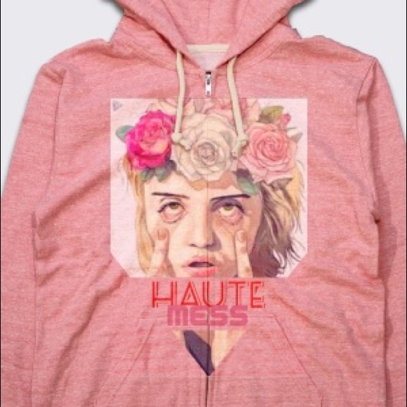 I designed this ladies zip up hoodie